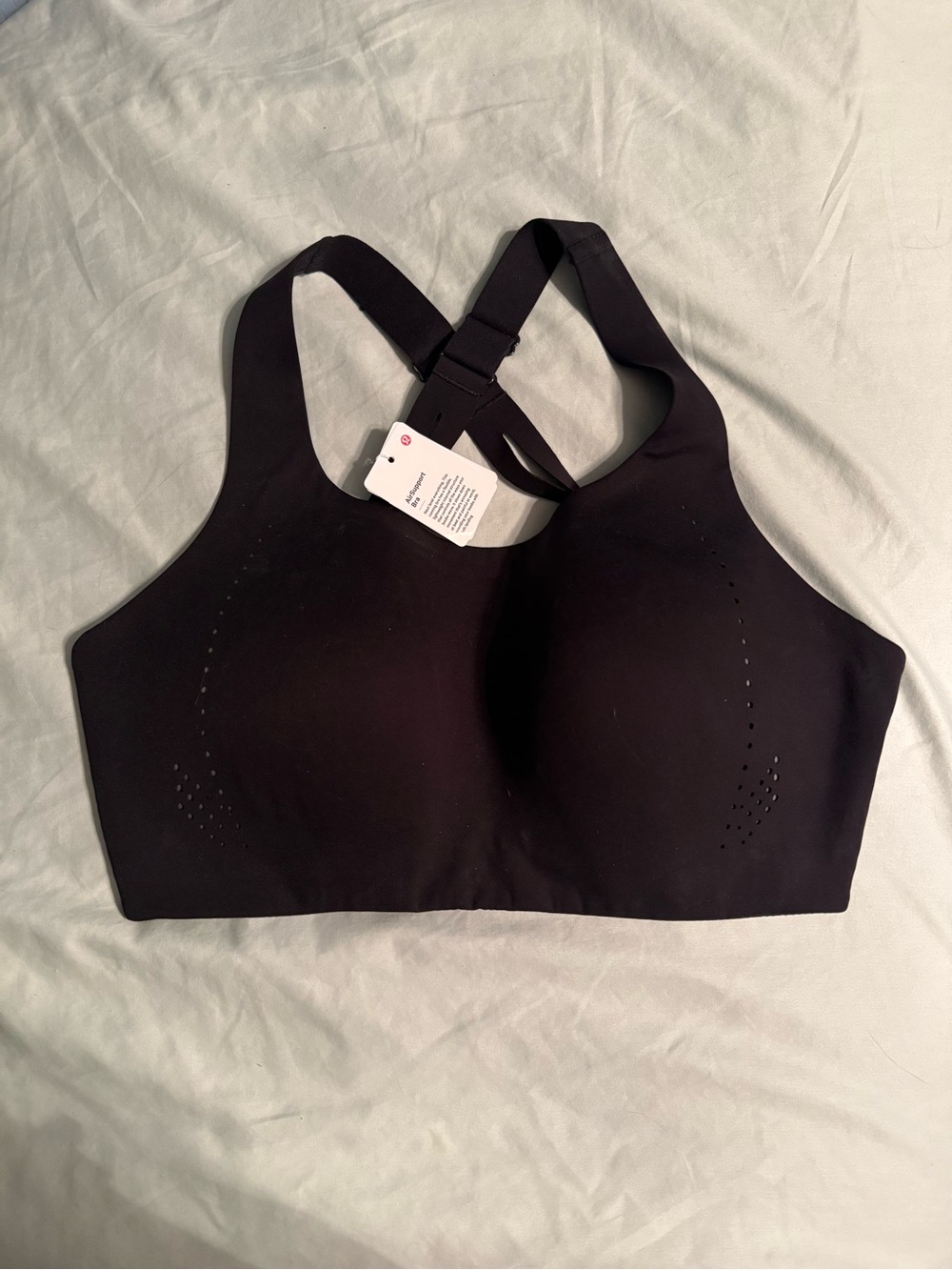 lululemon athletica Black High-Support Racerback Sports Bra